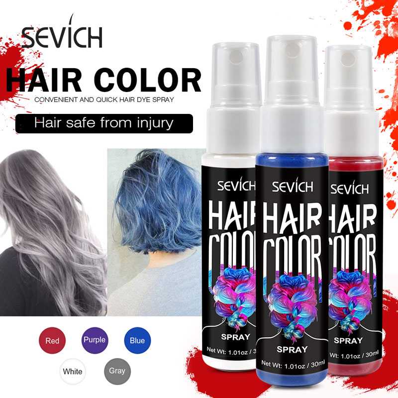 Hair Spray Color - Sevich 8 Colors 30ml Hair Dye