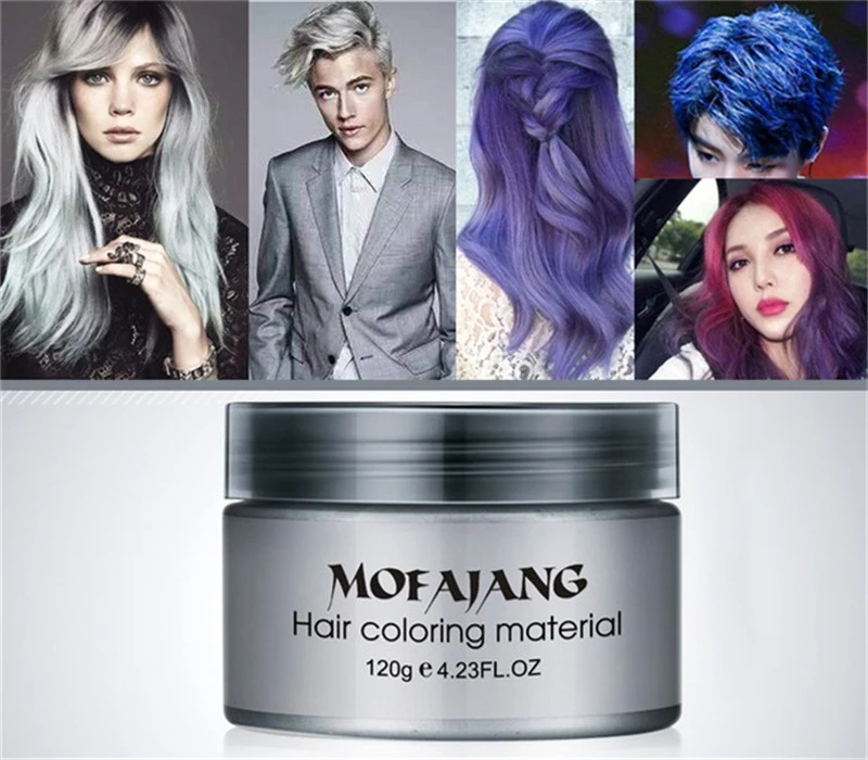 Hair Spray Color - 1pcs Mofajang Hair Color Wax Pastel