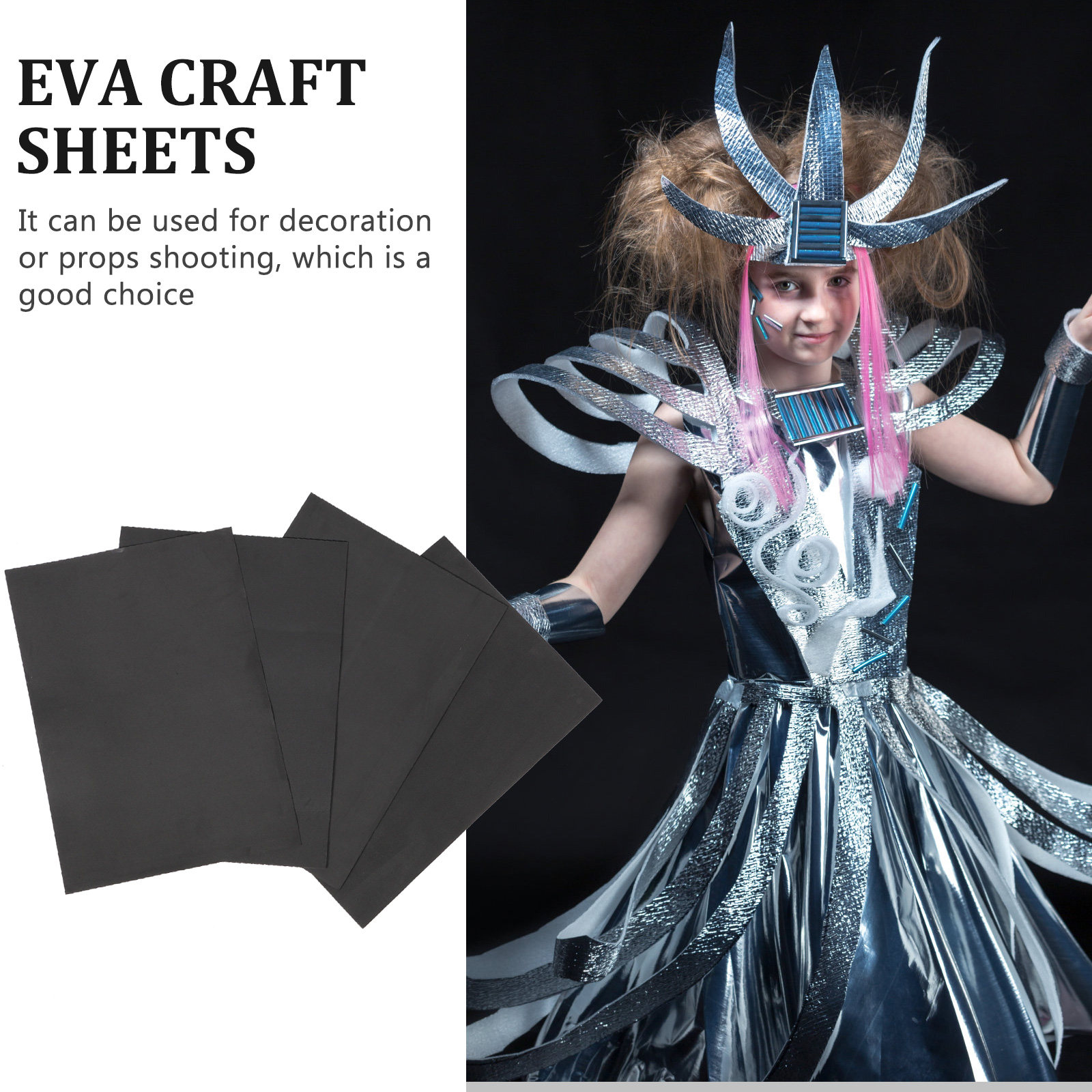 4Pcs Eva Board Foam Sheets DIY - огляд і ціна Cosplay Props Eva Foam
