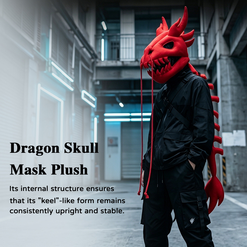 Dinosaur Skeleton Plush Headge - огляд і ціна Cosplay Prop Designer