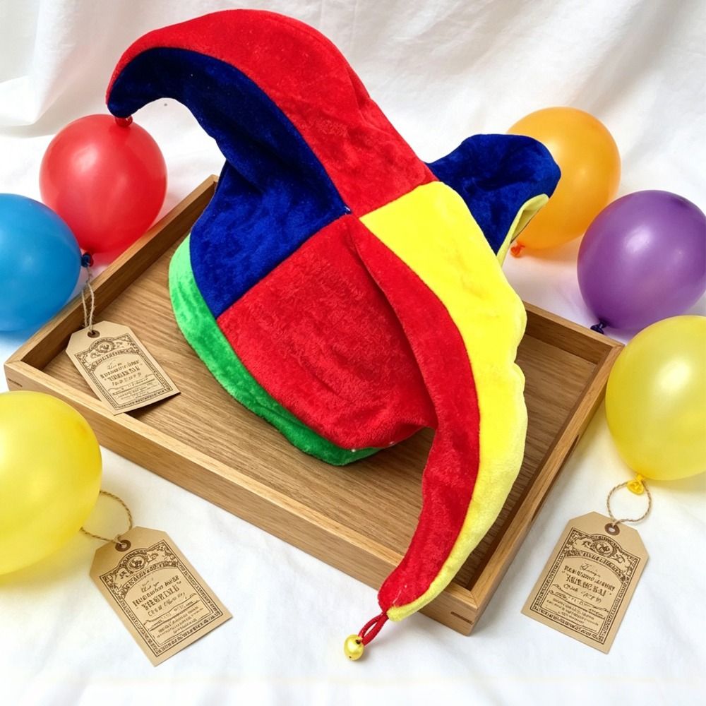 Cap Prop Multicolor Clown Hat  - огляд і ціна Cosplay Prop Designer