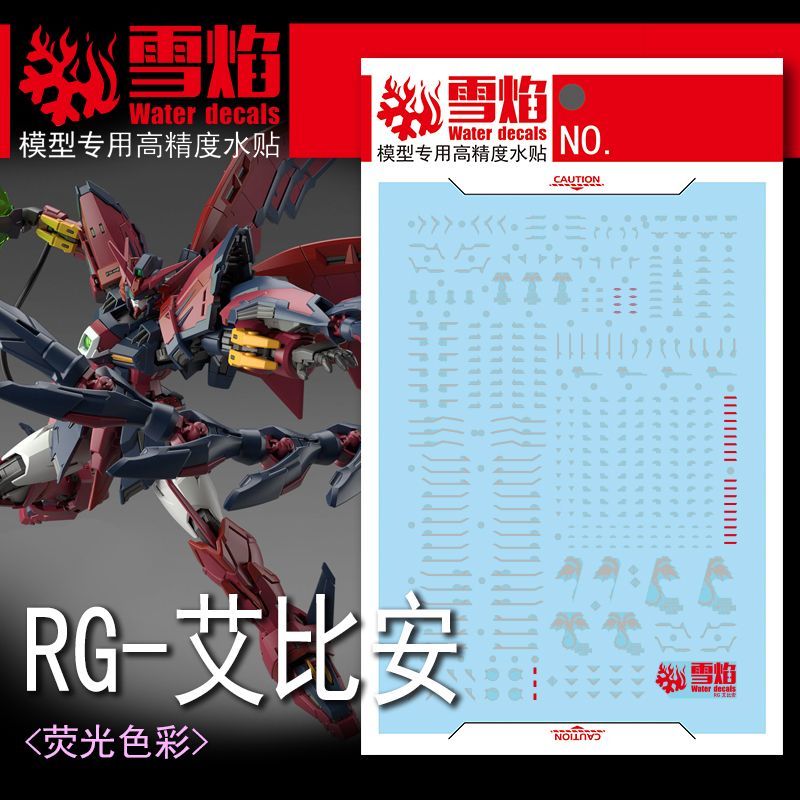 Model Decals Water Slide Decal - огляд і ціна Bandai Gundam Rg