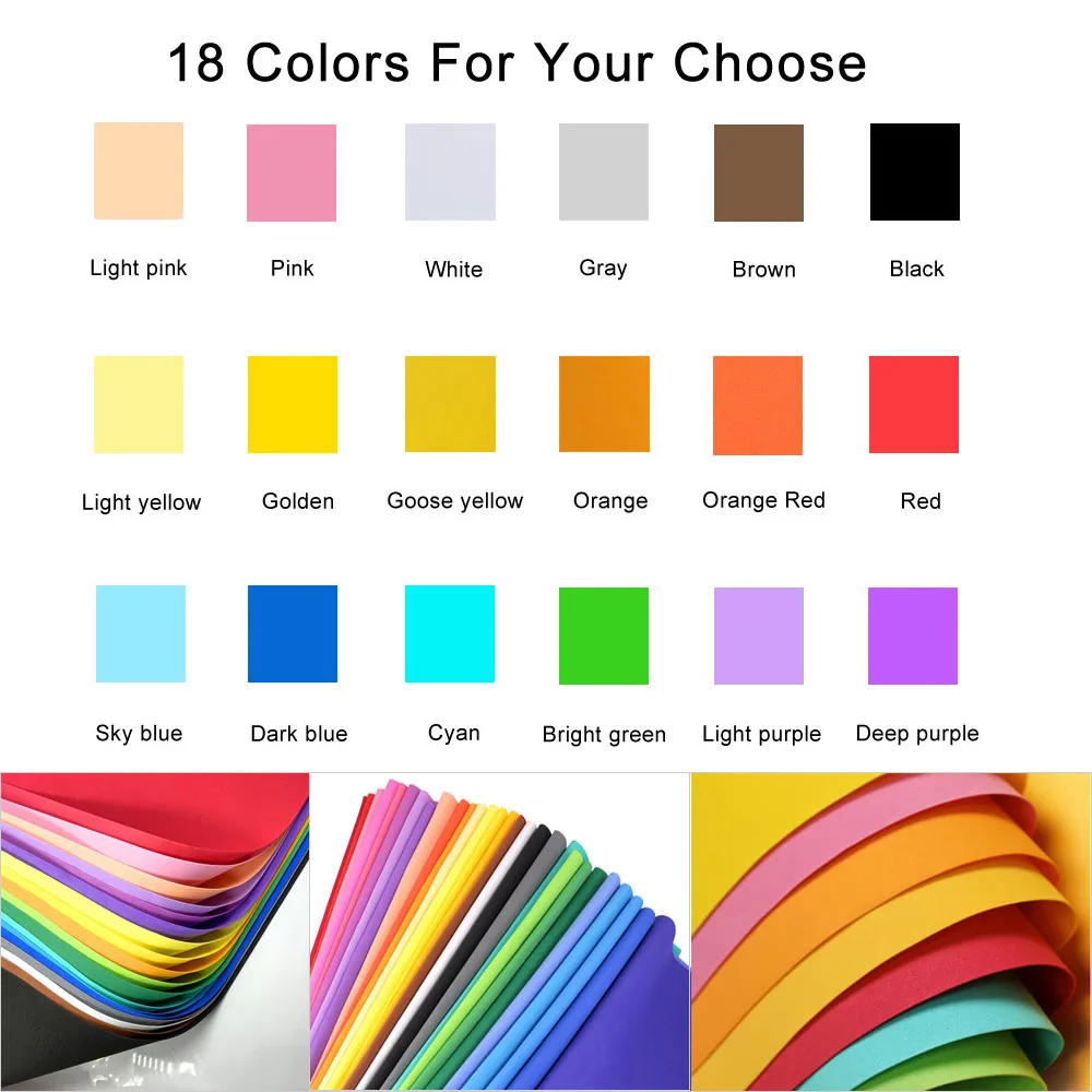 1/18Pcs Colorful EVA Foam Shee - огляд і ціна Cosplay Props Eva Foam