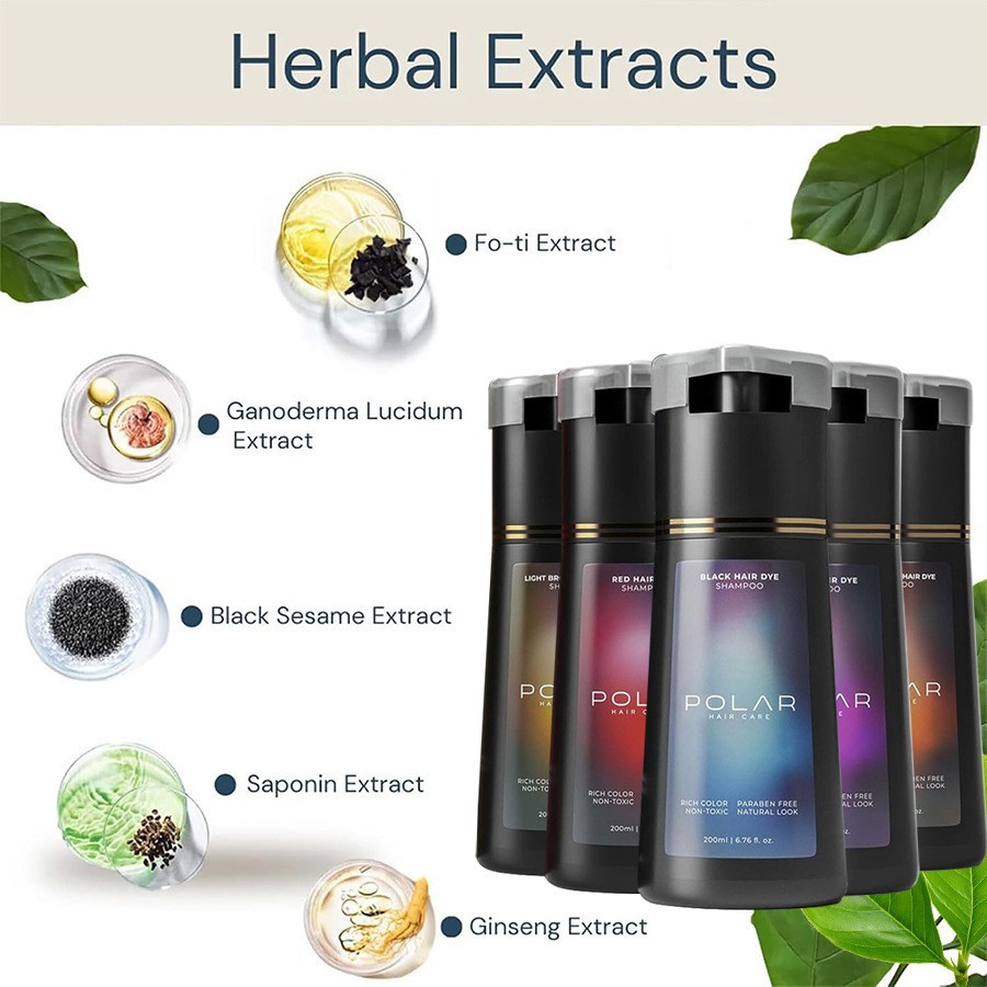 4 Colors POLAR Plant Extract H - огляд і ціна Hair Spray Color