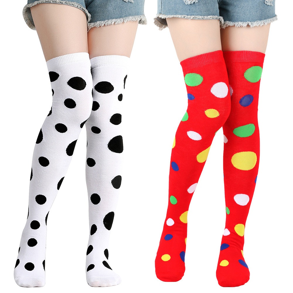Cartoon Polka-dot Cow Stocking - огляд і ціна Cosplay Prop Designer