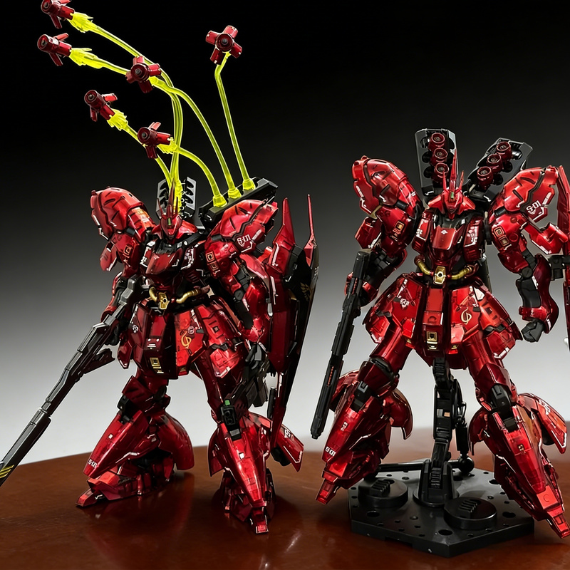 STAR RG 1/144 Sazabi Electropl - огляд і ціна Bandai Gundam Rg