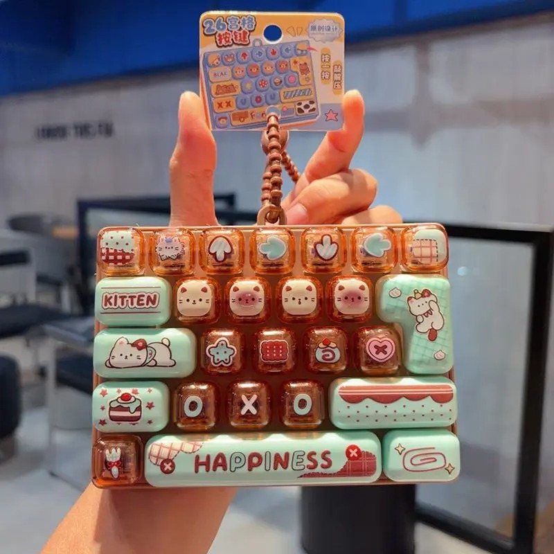 *Candy Color Keycap Keychain C - огляд і ціна Cosplay Fire Prop