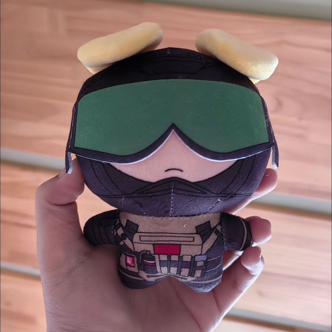 10cm Stuffed Keegan Konig Ghos - огляд і ціна Cosplay Plushie Prop